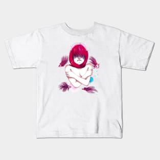 Drowning Woman Kids T-Shirt